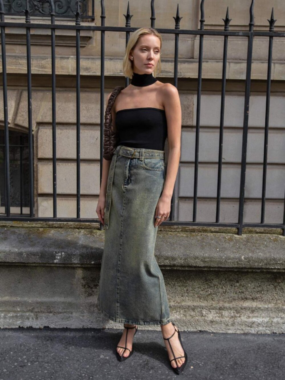 Pixie Market Denim Skirt